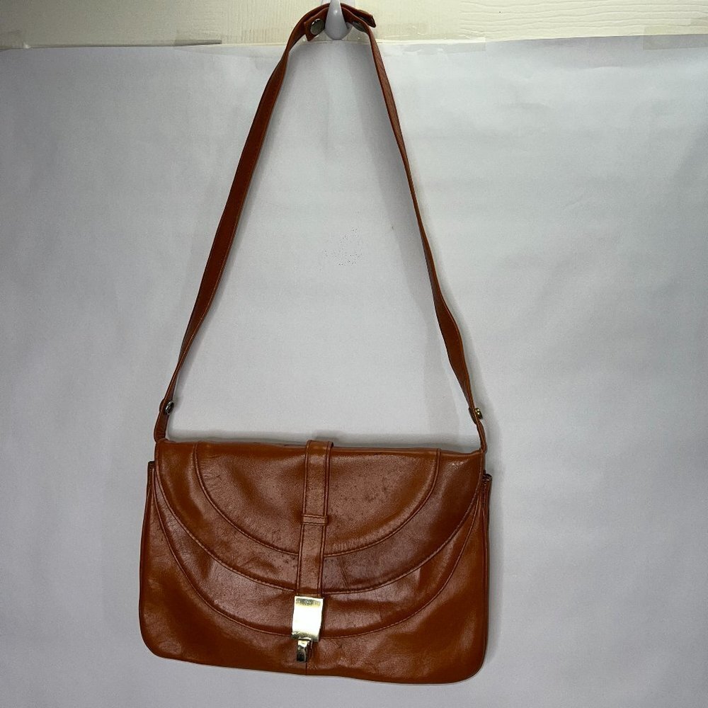 VINTAGE Tano 70's Retro Leather Bag